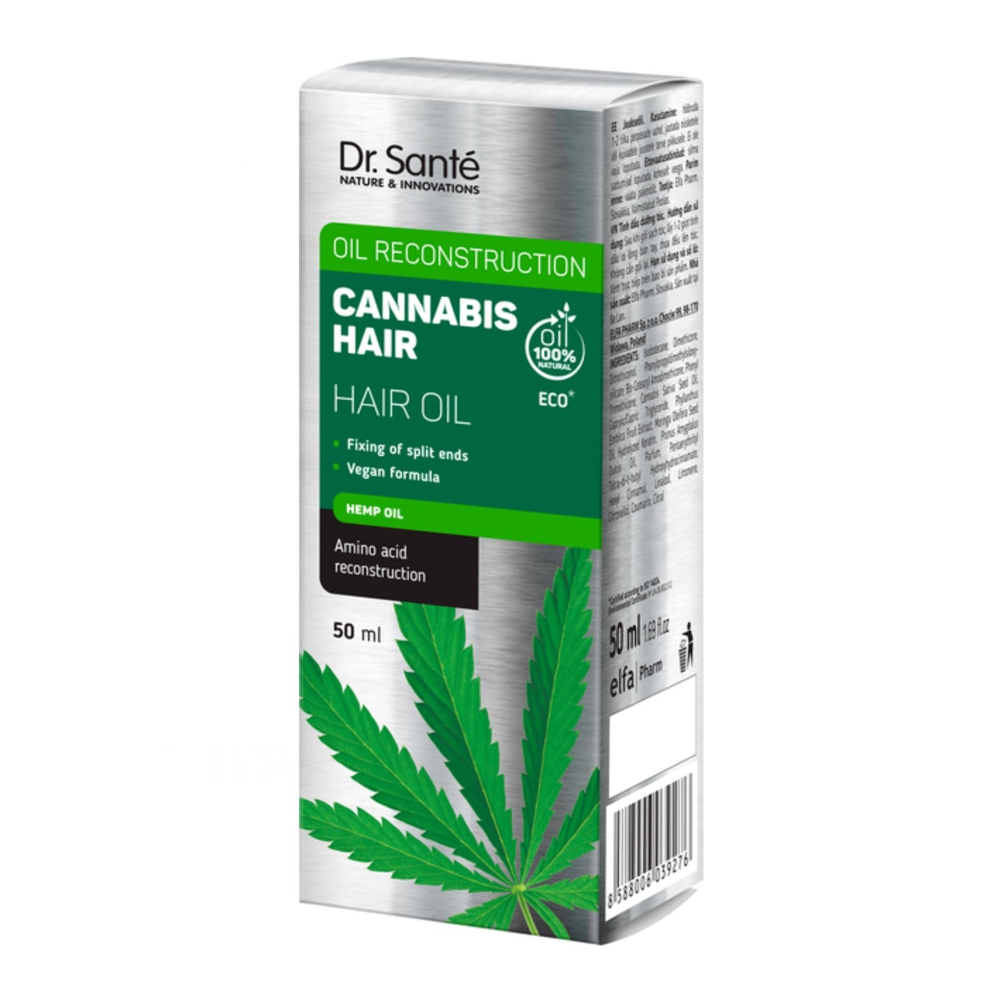 Λάδι Μαλλιών Cannavis Hair Dr. Sante 50ml