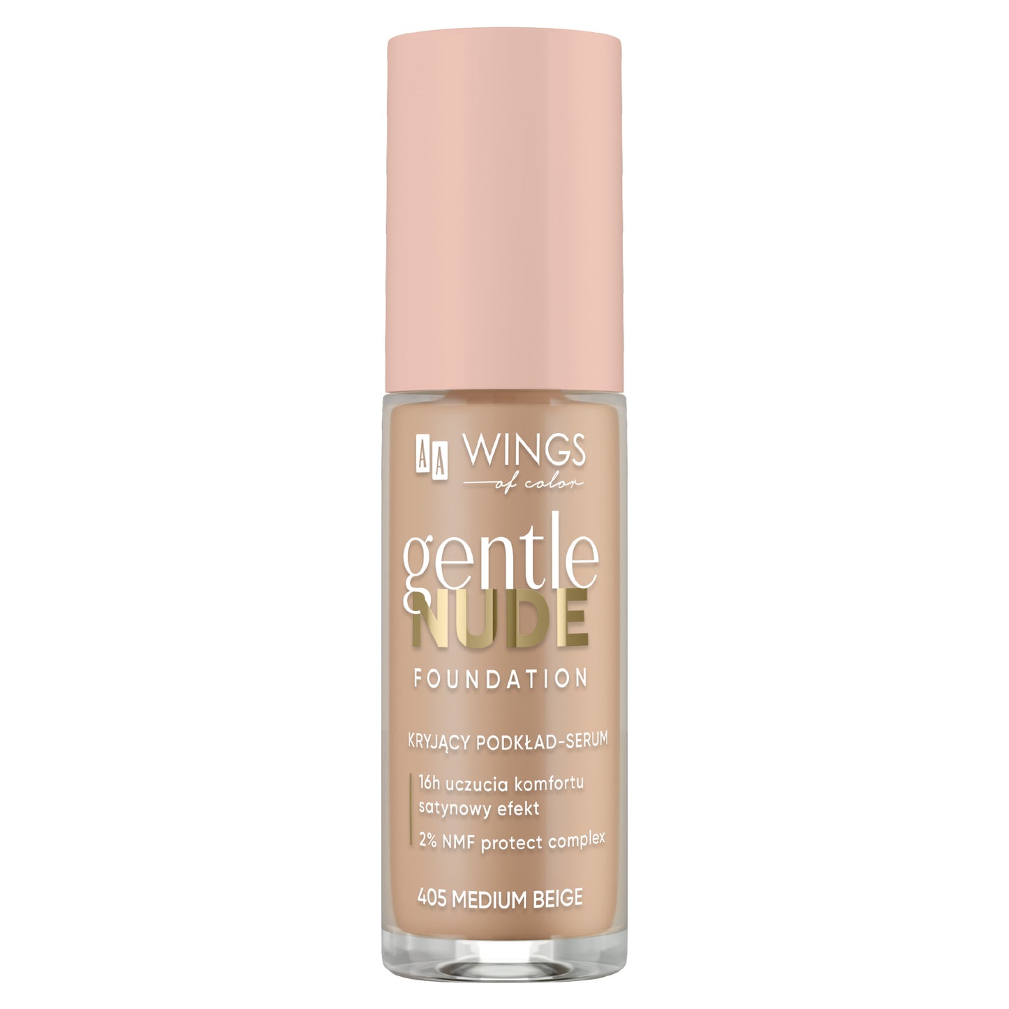 AA WINGS OF COLOR GENTLE NUDE FOUNDATION 30ML