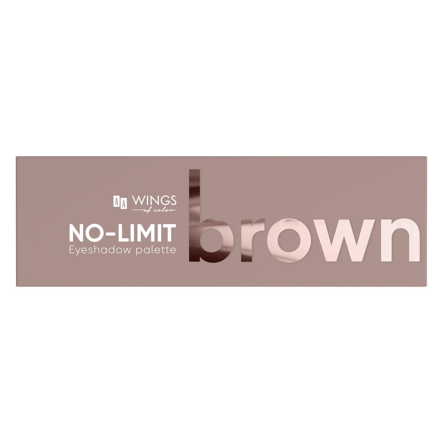 Παλέτα Σκιών Ματιών No Limit Brown AA Wings Of Color 4g