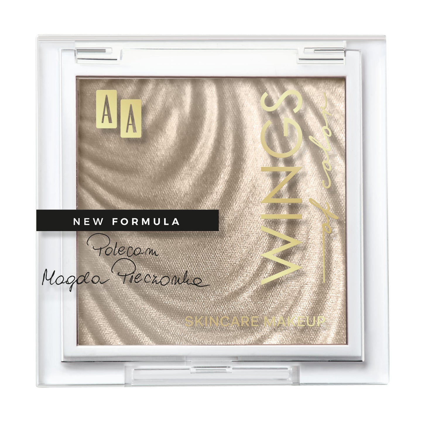 Compact Glass Highlighter 01 Champagne Glow AA Wings Of Color 7gr