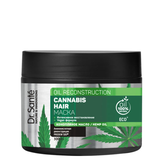 ΜΑΣΚΑ ΓΙΑ ΜΑΛΛΙΑ «DR. SANTE CANNABIS HAIR» 300 ML