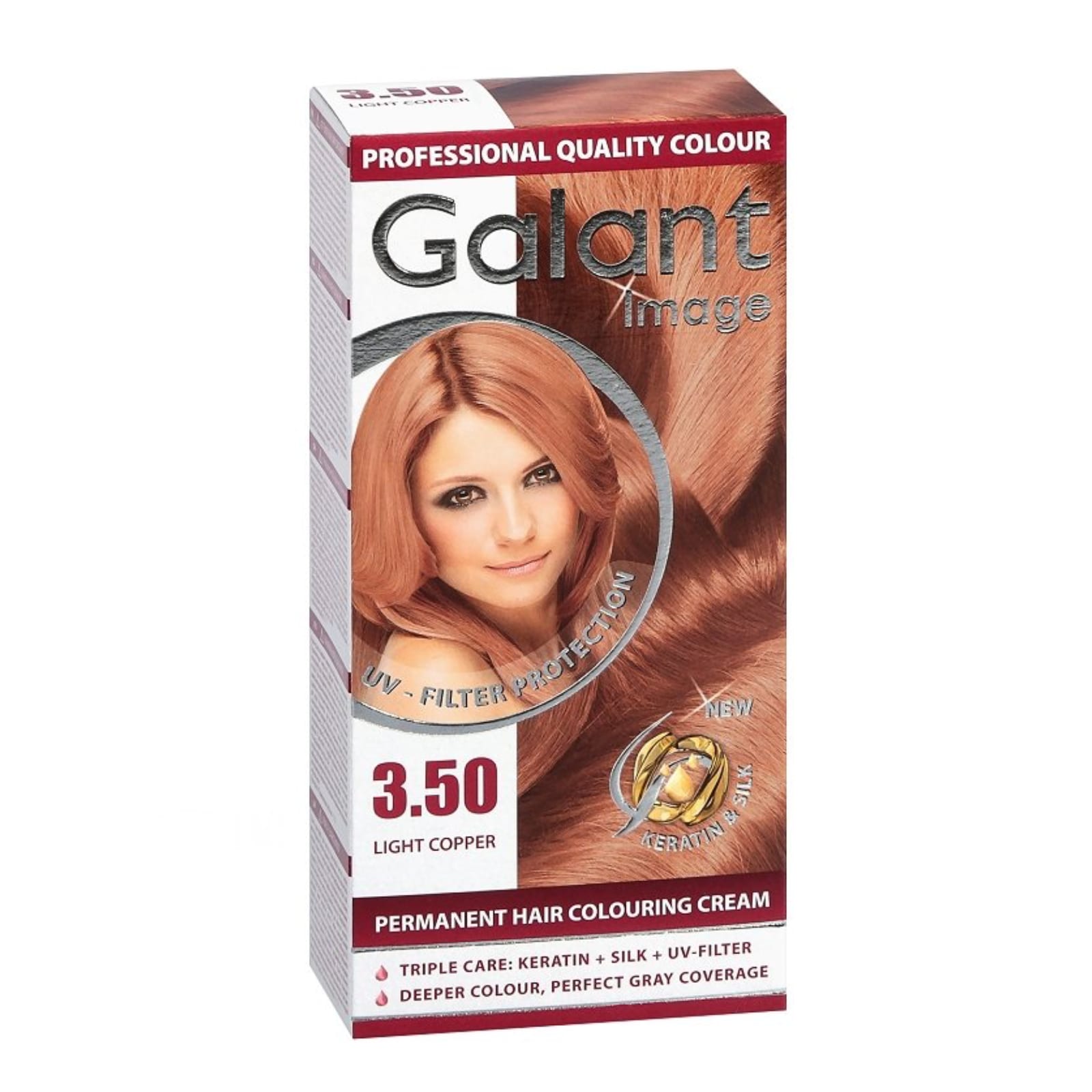 ΒΑΦΗ ΓΙΑ ΜΑΛΛΙΑ GALANT 3.50 LIGHT COPPER