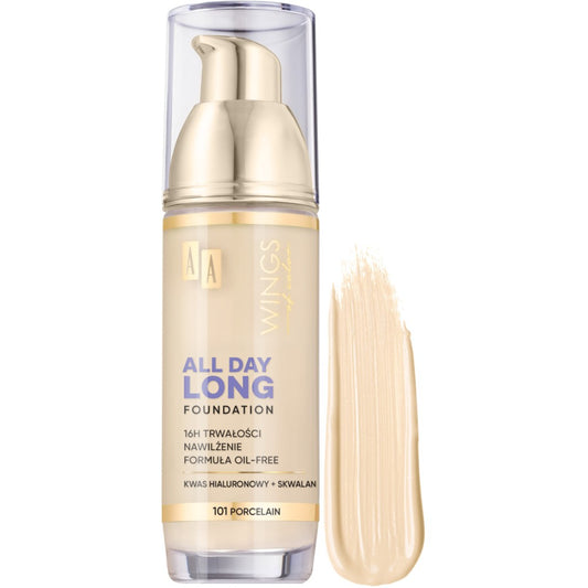 AA WINGS OF COLOR ALL DAY LONG FOUNDATION 16H 35ML