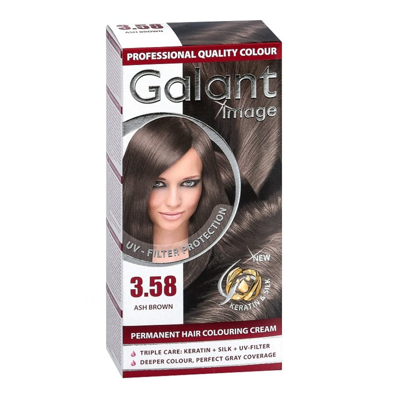 ΒΑΦΗ ΓΙΑ ΜΑΛΛΙΑ GALANT 3.58 ASH BROWN