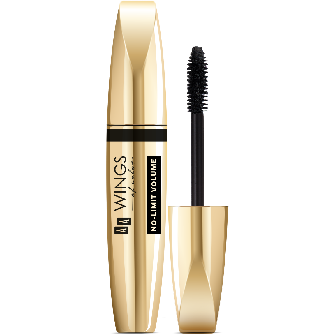 AA WINGS OF COLOR NO LIMIT VOLUME NOIR MAXIMUM VOLUME BOOST MASCARA BLACK 6G