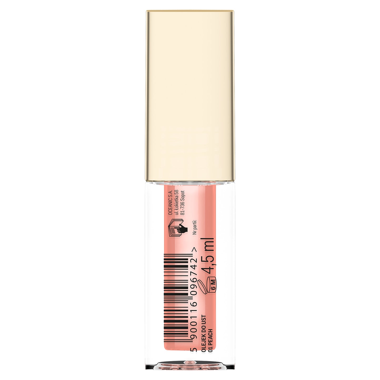 ΘΡΕΠΤΙΚΟ ΛΑΔΙ ΧΕΙΛΙΩΝ AA WINGS OF COLOR LIP CARE GLOW OIL 01 PEACH 4,5ML