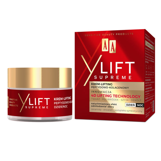 Y Lift Supreme Κρέμα Σύσφιξης & Ανόρθωσης Προσώπου Peptide-Collagen AA 50ml