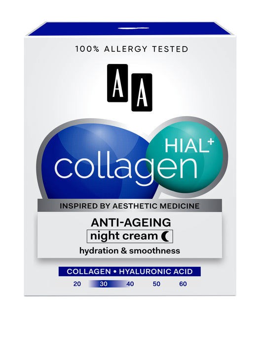 Κρέμα Νύχτας Collagen Hial AA 50ml