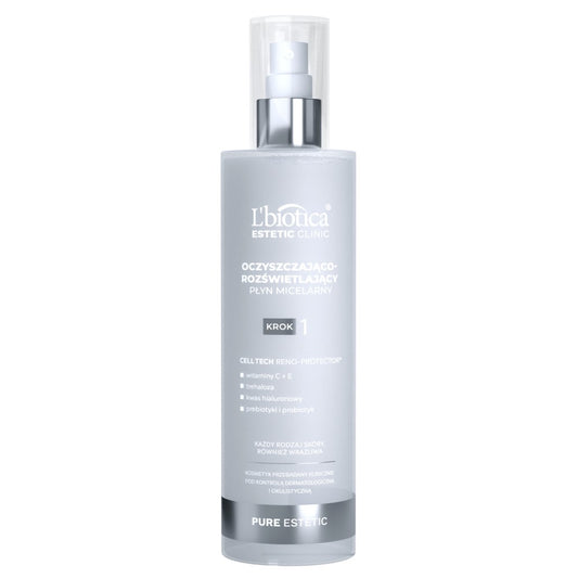L'biotica Estetic Clinic PURE Estetic cleansing illuminating micellar water 200ml