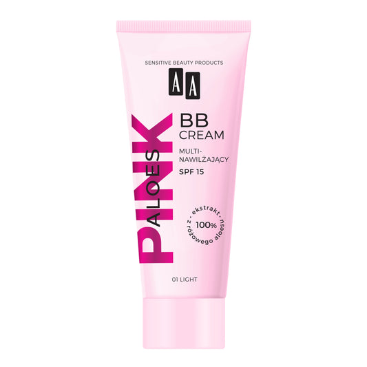 ΒΒ ΚΡΕΜΑ ΜΕ ΔΕΙΚΤΗ ΠΡΟΣΤΑΣΙΑΣ 15 SPF ΑΑ ALOES PINK