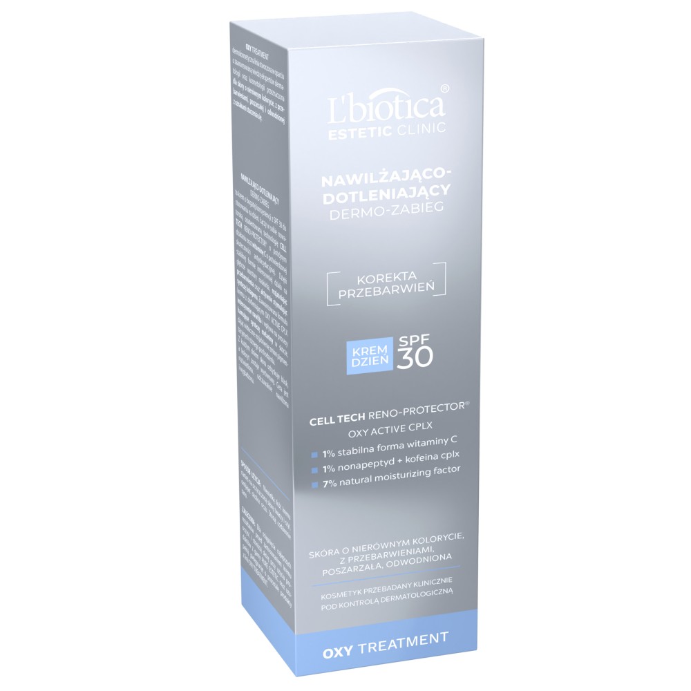 L'biotica Estetic Clinic OXY Treatment moisturizing and oxygenating dermo treatment day cream SPF30 35 ml
