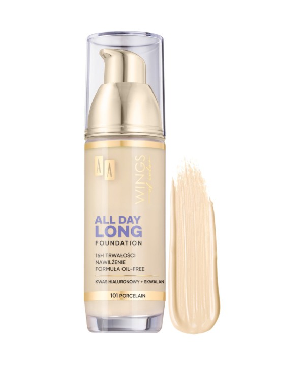 AA WINGS OF COLOR ALL DAY LONG FOUNDATION 16H 35ML