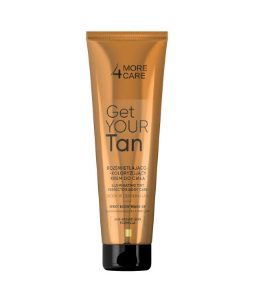 More4Care Get Your Tan! Illuminating body coloring cream body make-up 100 ml