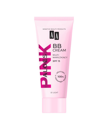 ΒΒ ΚΡΕΜΑ ΜΕ ΔΕΙΚΤΗ ΠΡΟΣΤΑΣΙΑΣ 15 SPF ΑΑ ALOES PINK