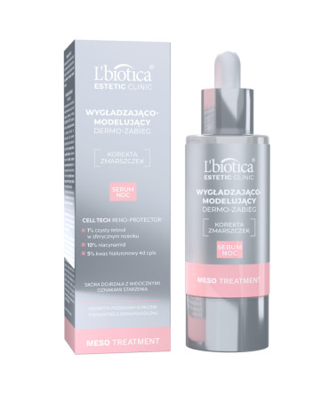 L'BIOTICA Estetic Clinic MESO Treatment Smoothing and modeling dermo treatment serum night 30 ml